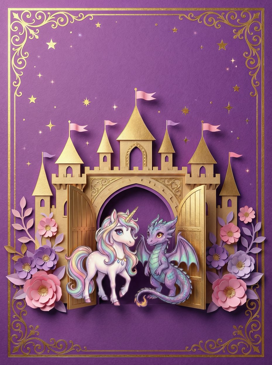 Magical storybook cover